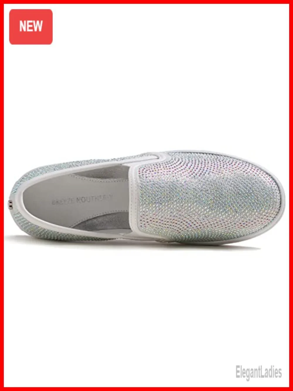 Rhinestone Jeweled Loafer Flats Slip-On Party Wedding Shoes
